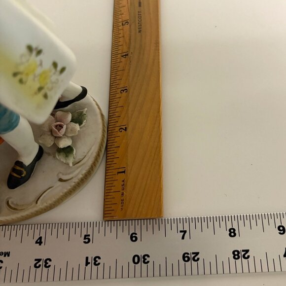 Brinns Porcelain Figurine Victorian Dancing Couple Vintage Japan - Picture 9 of 10